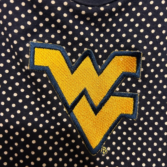 Two Feet👣Ahead NCAA🏀West Virginia Mountaineers Girls👧🏻Tutu Creeper Sz 18M - Picture 4 of 6